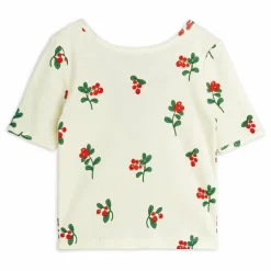 Best Mini Rodini T-shirt Fleuri Coton Bio | Ecru