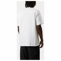 Hot Carhartt WIP T-shirt Fragments Pocket Coton Bio | Blanc