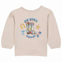 Sale Bonton T-shirt Go Girl Mini | Ecru
