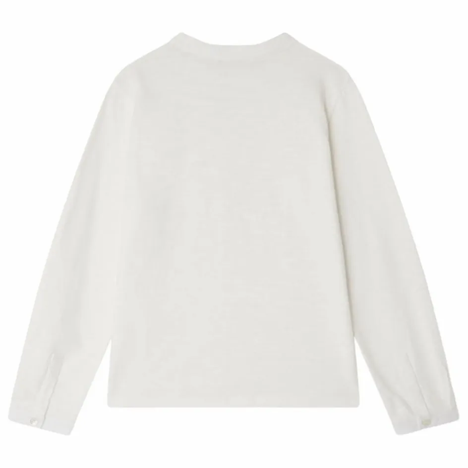 Clearance Bonpoint T-shirt Jartiste Jersey Coton Bio | Blanc
