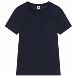 Petit Bateau T-Shirt Jersey Lin | Bleu marine