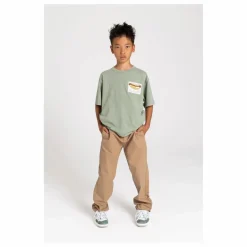 Finger in the nose T-shirt King Coton Bio | Vert kaki clair