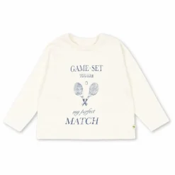 Clearance Konges Sløjd T-shirt Lin Match Coton Bio | Ecru