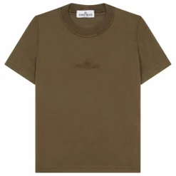 Sale Stone Island T-shirt Logo | Vert kaki