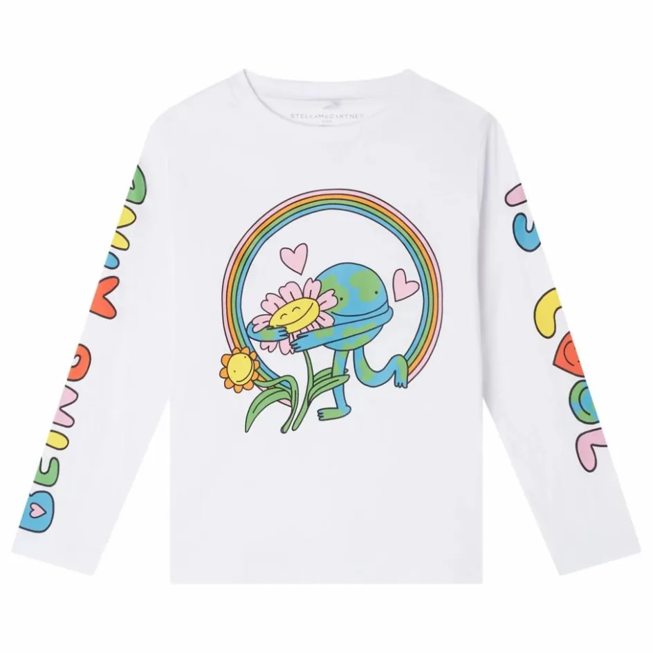 Best Stella McCartney Kids T-shirt Love | Blanc