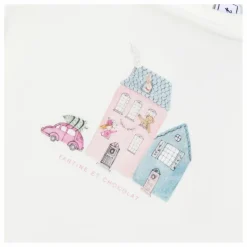 Outlet Tartine et Chocolat T-shirt Maisons | Blanc