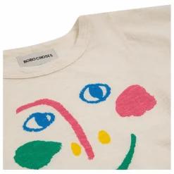 Bobo Choses T-Shirt Manches Ballon Coton Bio Visage ||Enfant Blouses, T-Shirts