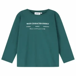 Best Cos I Said So T-shirt Manches Longues Main Character Coton Bio | Vert foncé
