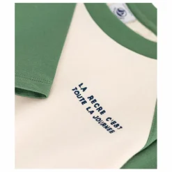 Clearance Petit Bateau T-shirt Manches Raglan | Vert