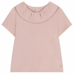 Petit Bateau Blouses, T-Shirts*T-shirt Menthe Col Volant |