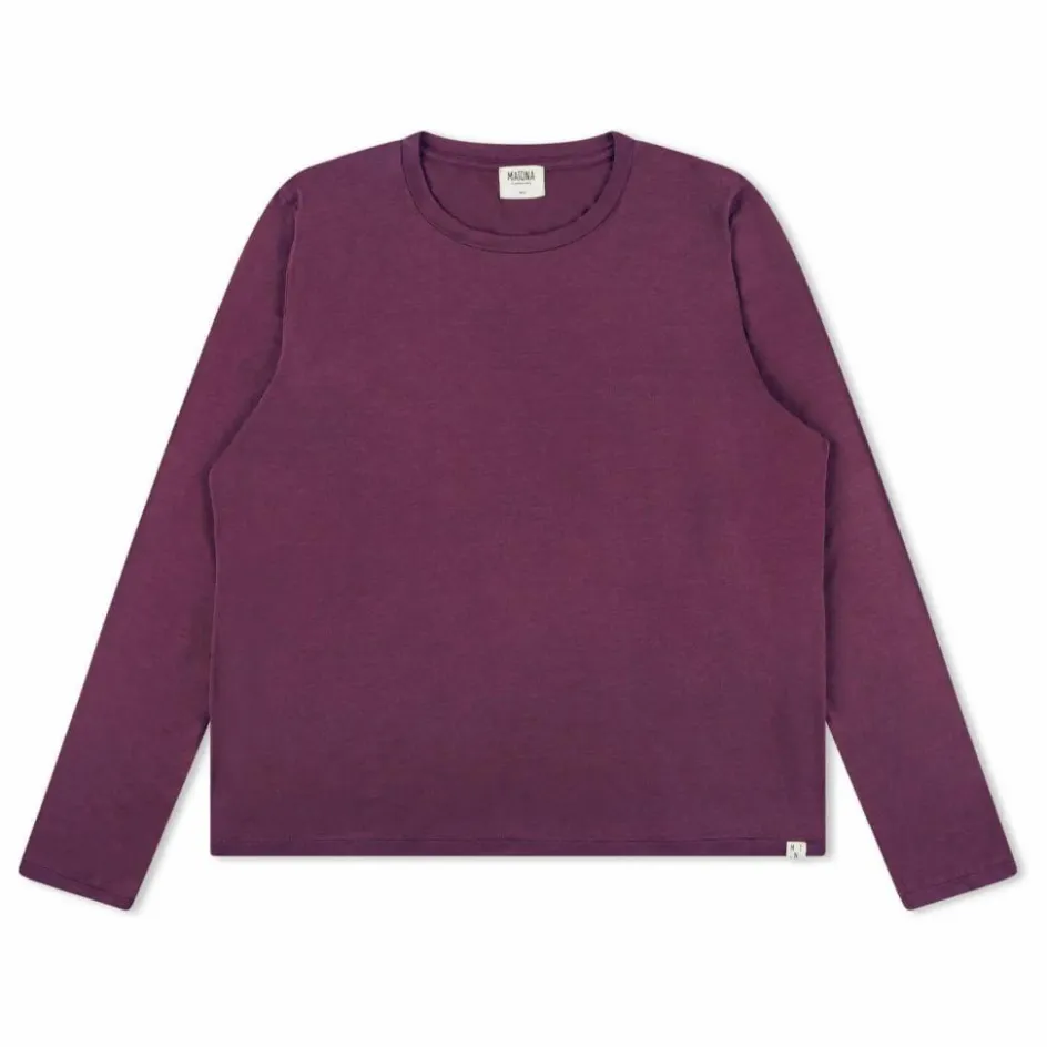 New Matona T-shirt Modal | Aubergine