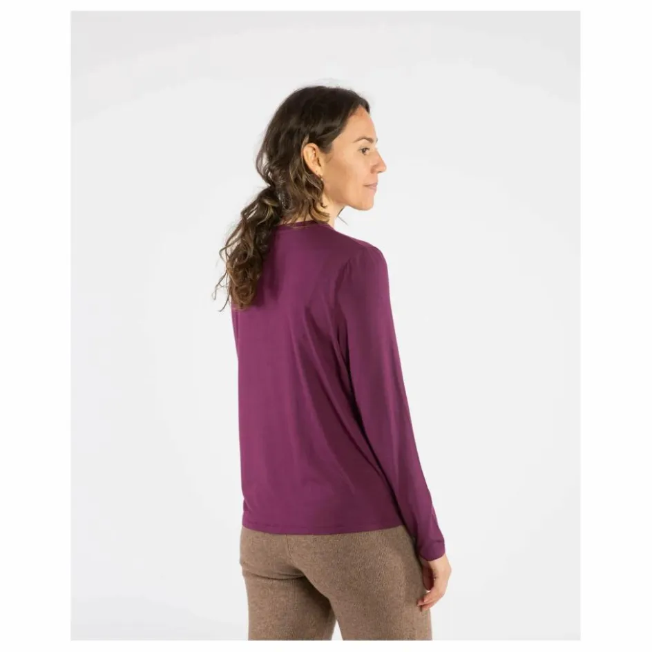 New Matona T-shirt Modal | Aubergine