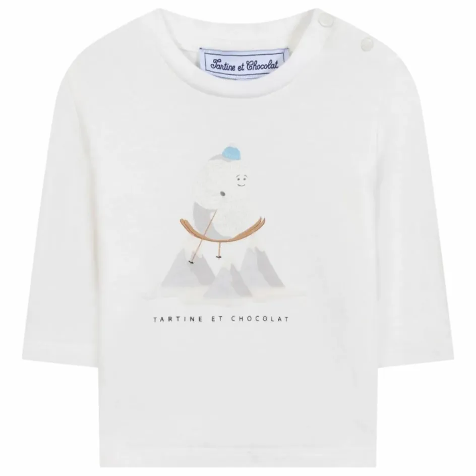 Tartine et Chocolat T-shirt Montagne | Blanc