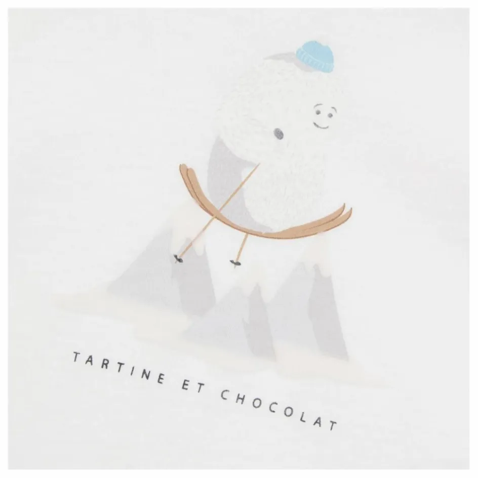 Tartine et Chocolat T-shirt Montagne | Blanc