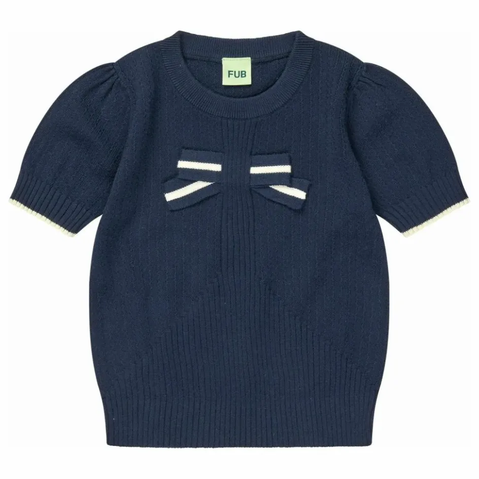 Enfant FUB Blouses, T-Shirts*T-Shirt Nœud Maille Fine Coton Bio |