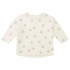 Sale Quincy Mae T-shirt Ours Coton Bio | Ecru