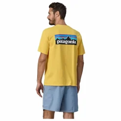 Patagonia T-shirt P-6 Logo Responsibili Fibres Recyclées ||Homme T-Shirts, Chemises