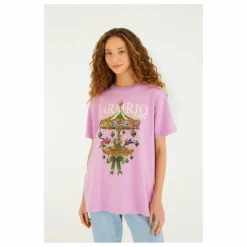 Farm Rio T-shirt Paris Carousel | Lilas|Femme Tee-Shirts, Polos