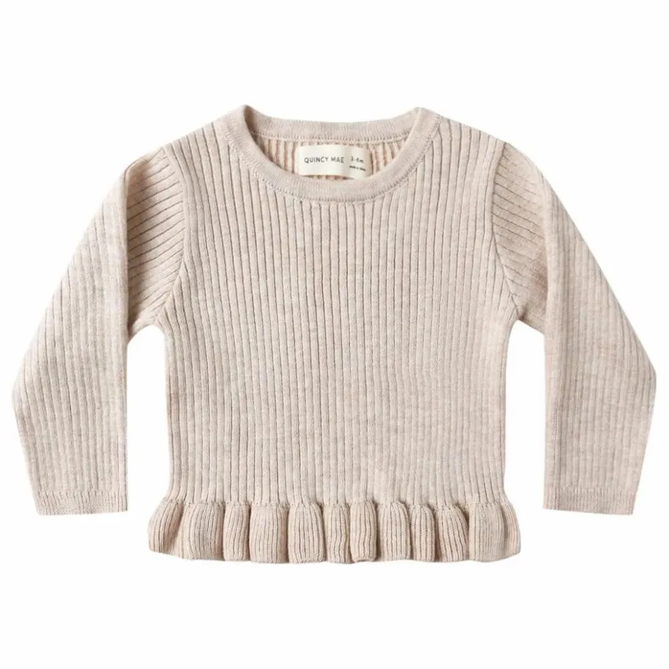 Outlet T-shirt Peplum Maille Côtelée Bio | Enfant Blouses, T-Shirts|Blouses, T-Shirts