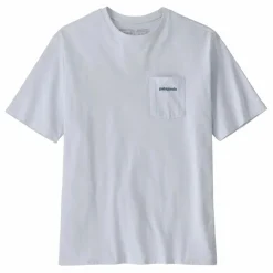 New Patagonia T-shirt Poche Boardshort Logo Recyclé | Bleu Clair