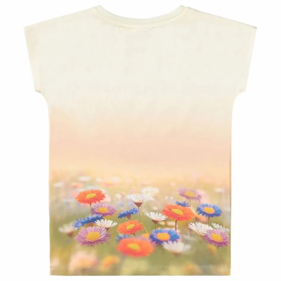 Molo T-shirt Ragnhilde Bunny Rabbit Coton Bio | Beige