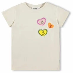 Hot Molo T-shirt Ranva Cœurs Coton Bio | Ecru