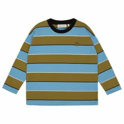 Discount Main Story T-shirt Rayé Jersey Coton Bio | Bleu Clair