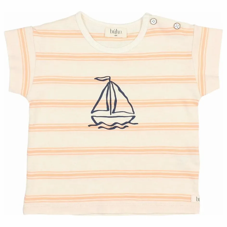 Búho T-shirt Rayures Bébé Coton Bio || T-Shirts, Chemises|Blouses, T-Shirts