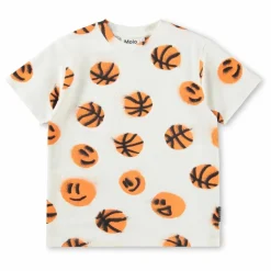 Molo T-shirt Riley Basketball Coton Bio ||Enfant T-Shirts, Chemises
