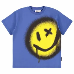 Sale Molo T-shirt Rodney Coton Bio | Bleu