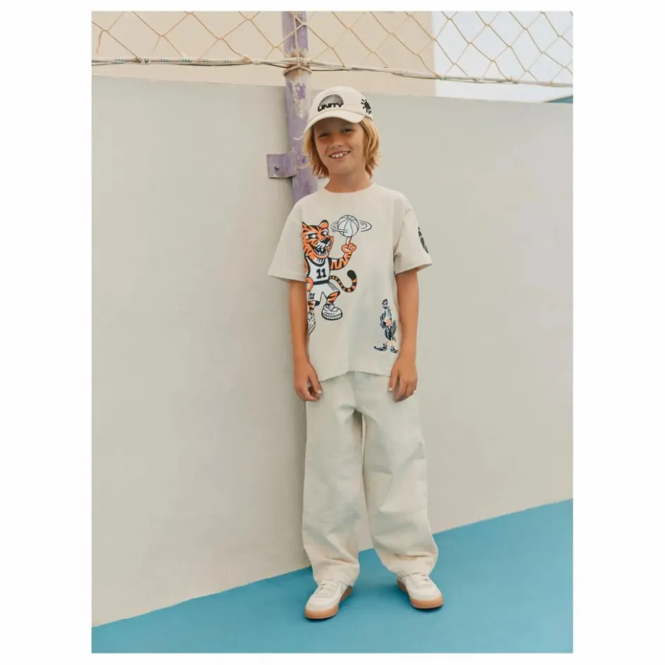 Enfant Molo T-Shirts, Chemises*T-shirt Rodney Mascottes Basketball Coton Bio |