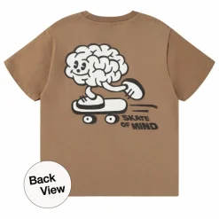 Outlet Molo T-shirt Rodney Skate Coton Bio | Marron