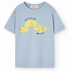 Clearance The Animals Observatory T-shirt Rooster Coton Bio | Bleu gris