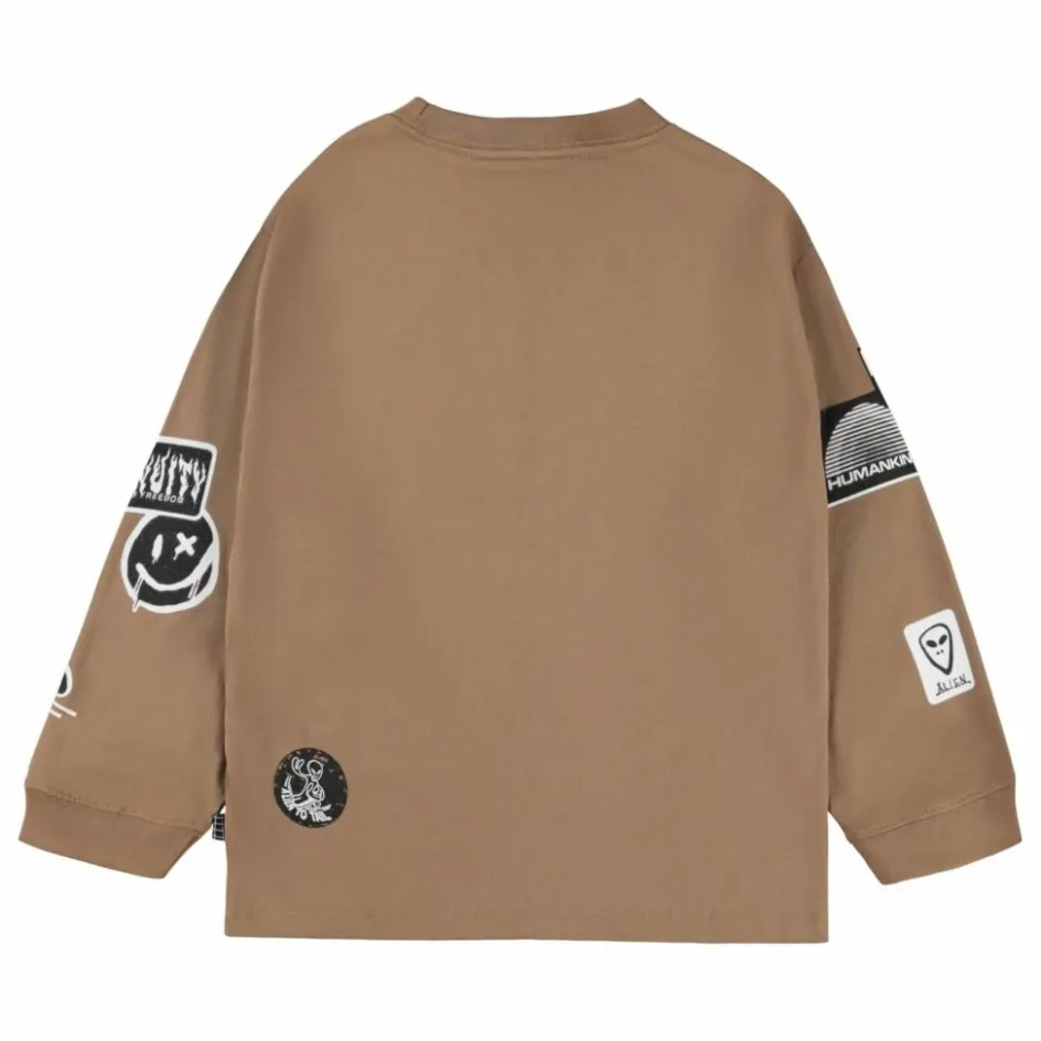 Molo T-shirt Rube Coton Bio | Marron