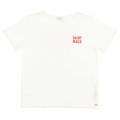 Sale Búho T-shirt Saint Malo Coton Bio | Blanc