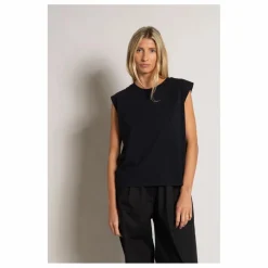 Clearance Smallable Woman T-shirt Sans Manches Freja Coton Bio | Noir