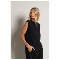Clearance Smallable Woman T-shirt Sans Manches Freja Coton Bio | Noir