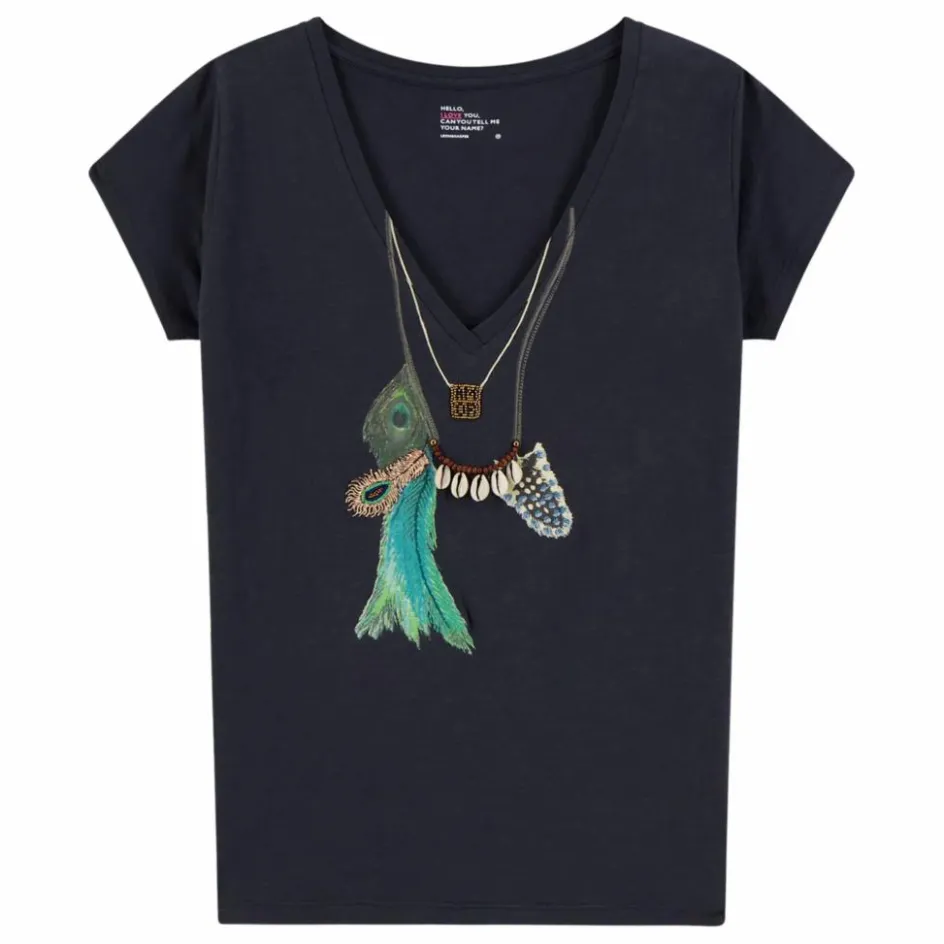 Leon & Harper T-shirt Tonton Feather Coton Bio ||Femme Tee-Shirts, Polos