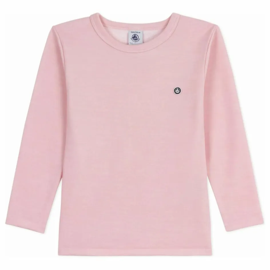 Petit Bateau T-shirt Uni Logo Laine ||Enfant Blouses, T-Shirts