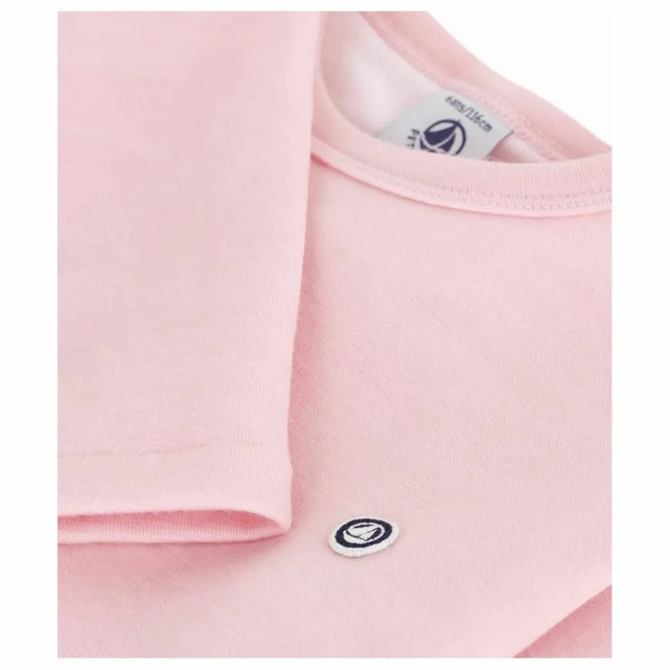 Petit Bateau T-shirt Uni Logo Laine ||Enfant Blouses, T-Shirts