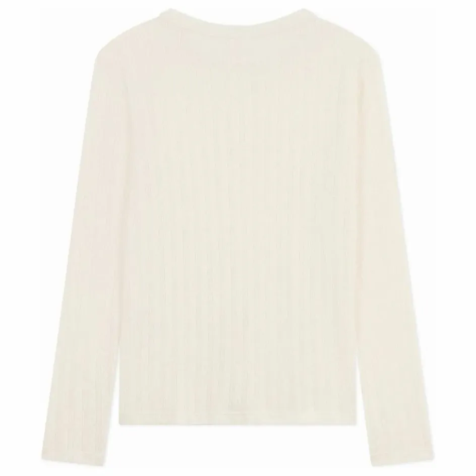 Petit Bateau T-shirt Uni Pointelle Coton Bio ||Femme Tee-Shirts, Polos