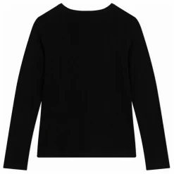 Petit Bateau T-shirt Uni Pointelle Coton Bio | Noir