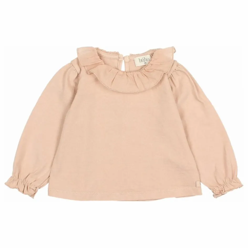 Búho T-shirt Volants Coton Bio | Rose