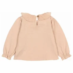 Búho T-shirt Volants Coton Bio | Rose