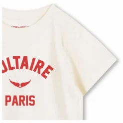 Enfant Zadig & Voltaire Blouses, T-Shirts|Blouses, T-Shirts*T-shirt Voltaire Paris Coton Bio |