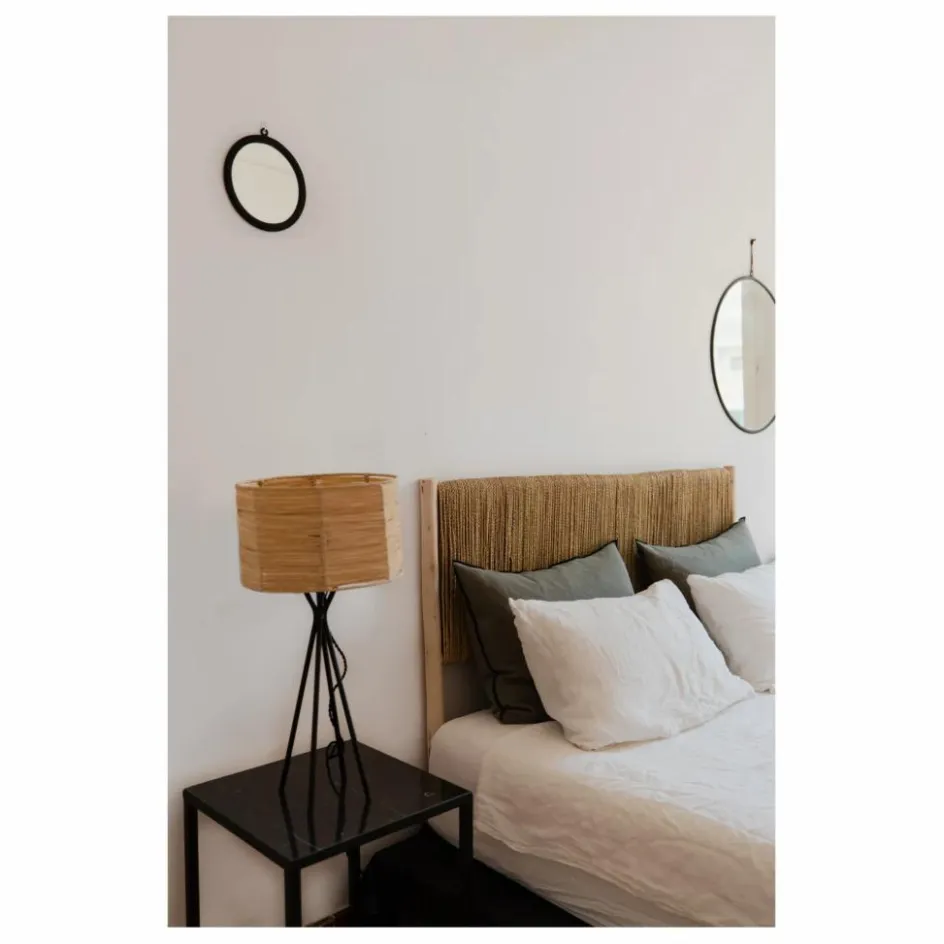 Sale Cosydar Tête de lit en bois brut et palme Naturel
