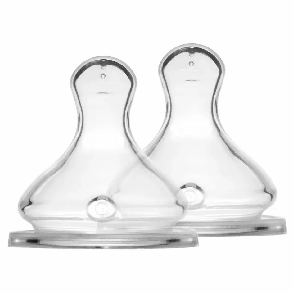 Outlet Elhée Tétines physiologiques débit rapide - Lot de 2 Transparent