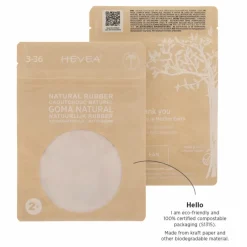 Hevea Tétines physiologiques en caoutchouc naturel - Lot de 2 || Tétines|Puériculture