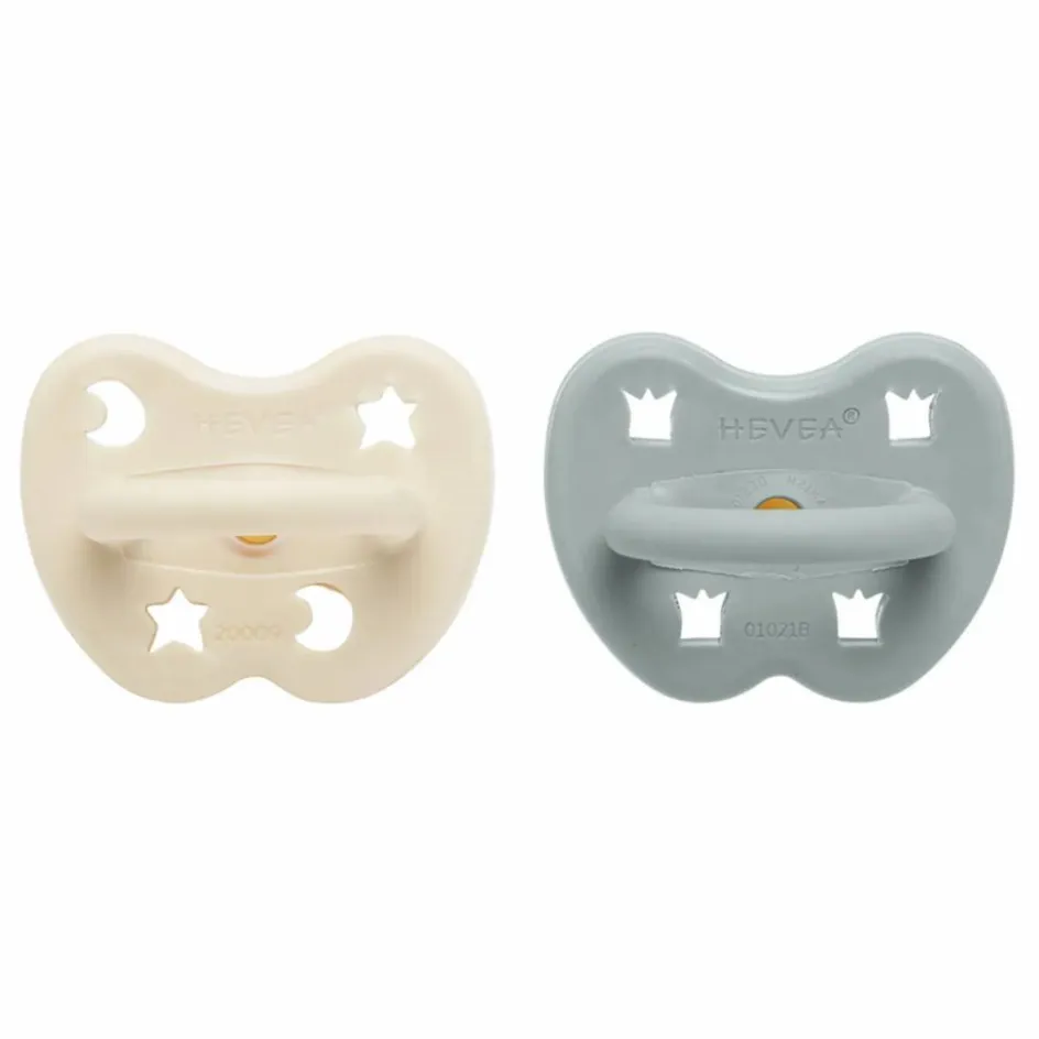 Hevea Tétines|Puériculture*Tétines physiologiques en caoutchouc naturel - Lot de 2 |