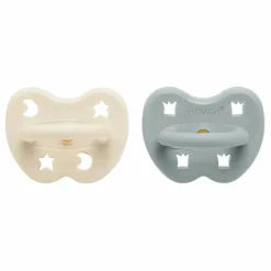 Hot Tétines rondes en caoutchouc naturel - Lot de 2 | Tétines|Puériculture